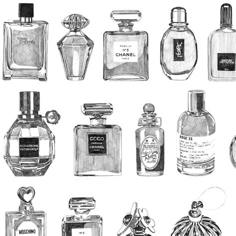 how to draw a chanel perfume bottle|chanel perfume bottle drawing.